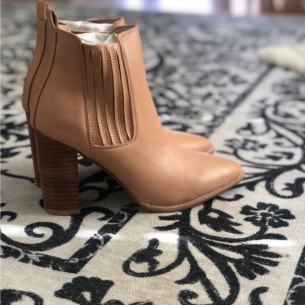 New Natural Nude Ankle Bootie